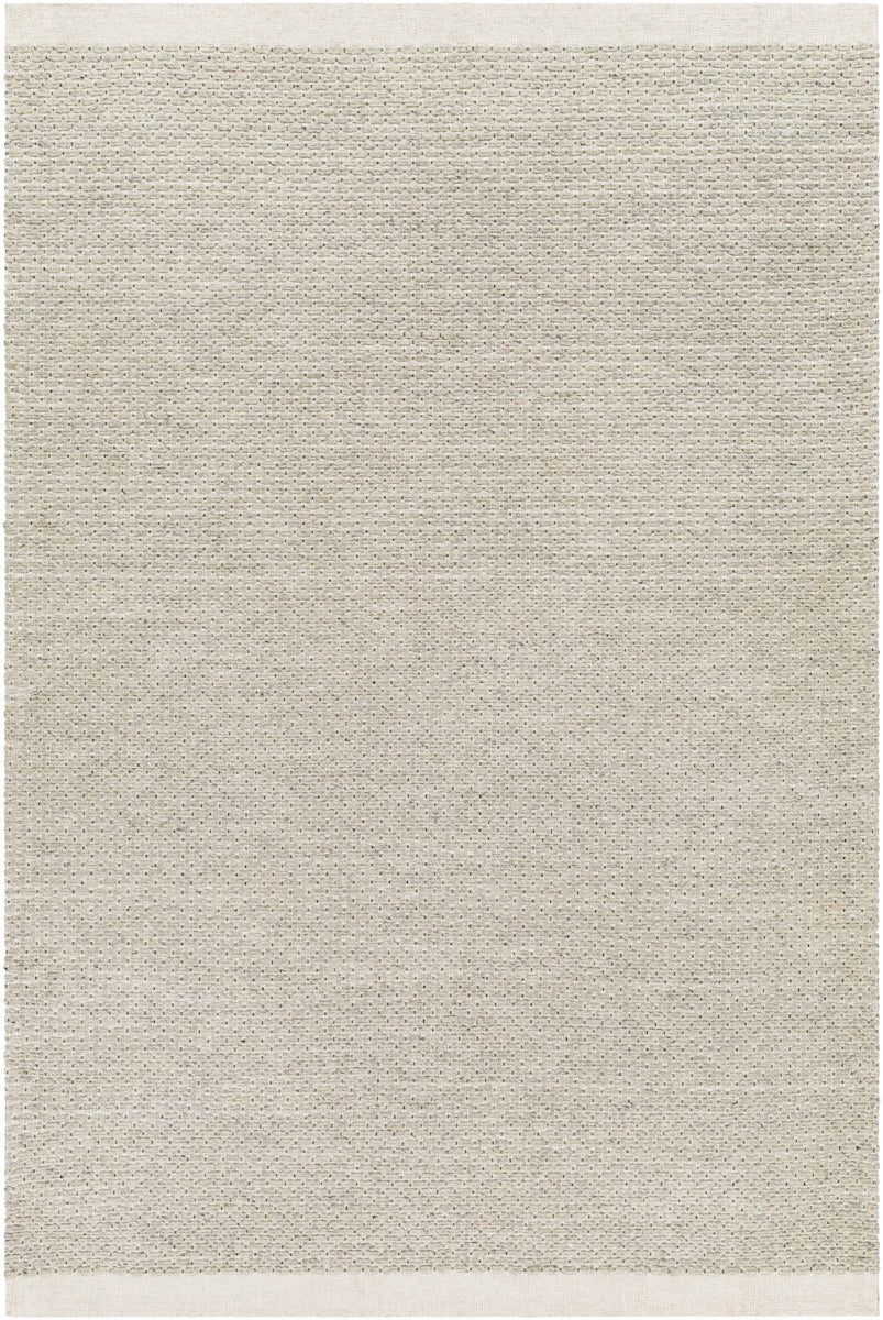 Lumi LUM-2304 8' x 10' Handmade Rug LUM2304-810  Cream, Medium Gray Surya