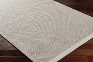 Lumi LUM-2304 8' x 10' Handmade Rug LUM2304-810  Cream, Medium Gray Surya