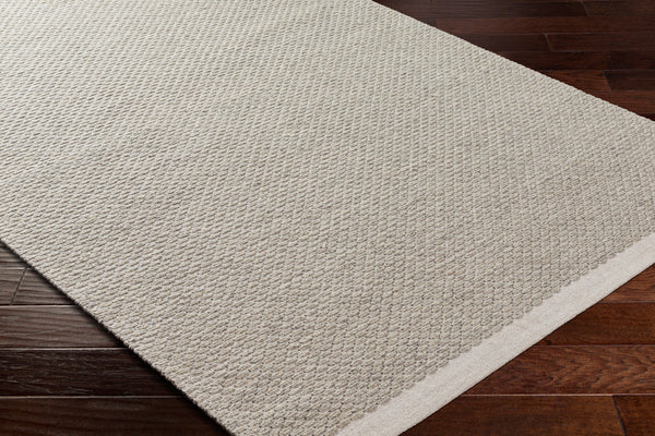Lumi LUM-2304 8' x 10' Handmade Rug LUM2304-810  Cream, Medium Gray Surya