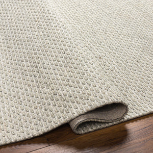 Lumi LUM-2304 8' x 10' Handmade Rug LUM2304-810  Cream, Medium Gray Surya