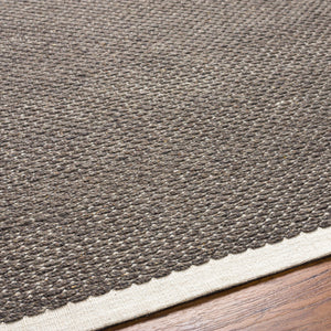 Lumi LUM-2305 8' x 10' Handmade Rug LUM2305-810  Cream, Charcoal Surya