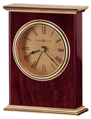 Hekman Furniture 645447 Elegant Rosewood Hall Table Clock - Timeless Design, Brass Accents, Quartz Movement Beauty Rosewood Laurel Tabletop Clock 645447