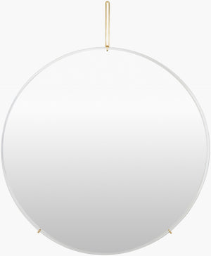 Livabliss Lunar Stainless Steel Vertical Wall Mirror Slim Industrial Modern Entryway Accent Gold 43"H x 36"W x 0.25"D LUN001-3643