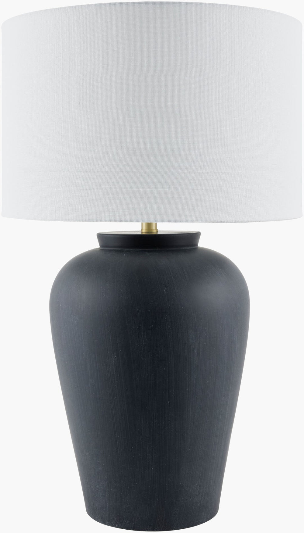Surya Lucero Ceramic Arts and Crafts Table Lamp with Linen Shade for Warm Ambient Glow LUO-004