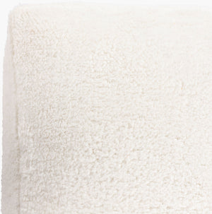 Surya Luis 24" Floor Pillow - Luxurious Comfort & Timeless Style, Machine Washable, Perfect For Any Decor Cream Polyester,Cotton,Polyester,Polyfill Lus001-24246