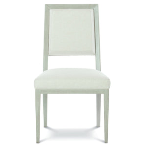 Bernhardt Bernhardt Axiom Side Chair In Linear Gray Frame With Tailored Upholstery, Welting & Durable Comfort 381541