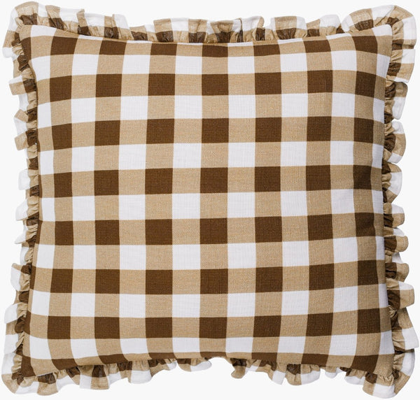 Livabliss Louisville Cotton Accent Pillow Country Cottage Style Soft Woven Sofa Throw LUV005-1818D