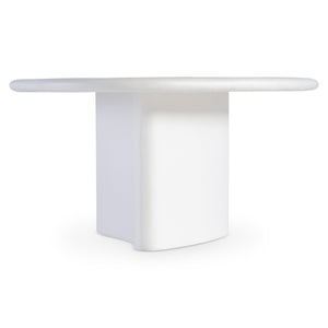 Bernhardt Bernhardt Fresco Outdoor Cocktail Table With Chalky White Grp Finish, Sculptural Organic Design X09021