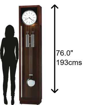 Hekman Furniture 611220 Avalon Floor Clock - Elegant Wooden Grandfather Clock With Customizable Chimes & Quartz Movement Espresso Avalon Grandfather Clock 611220