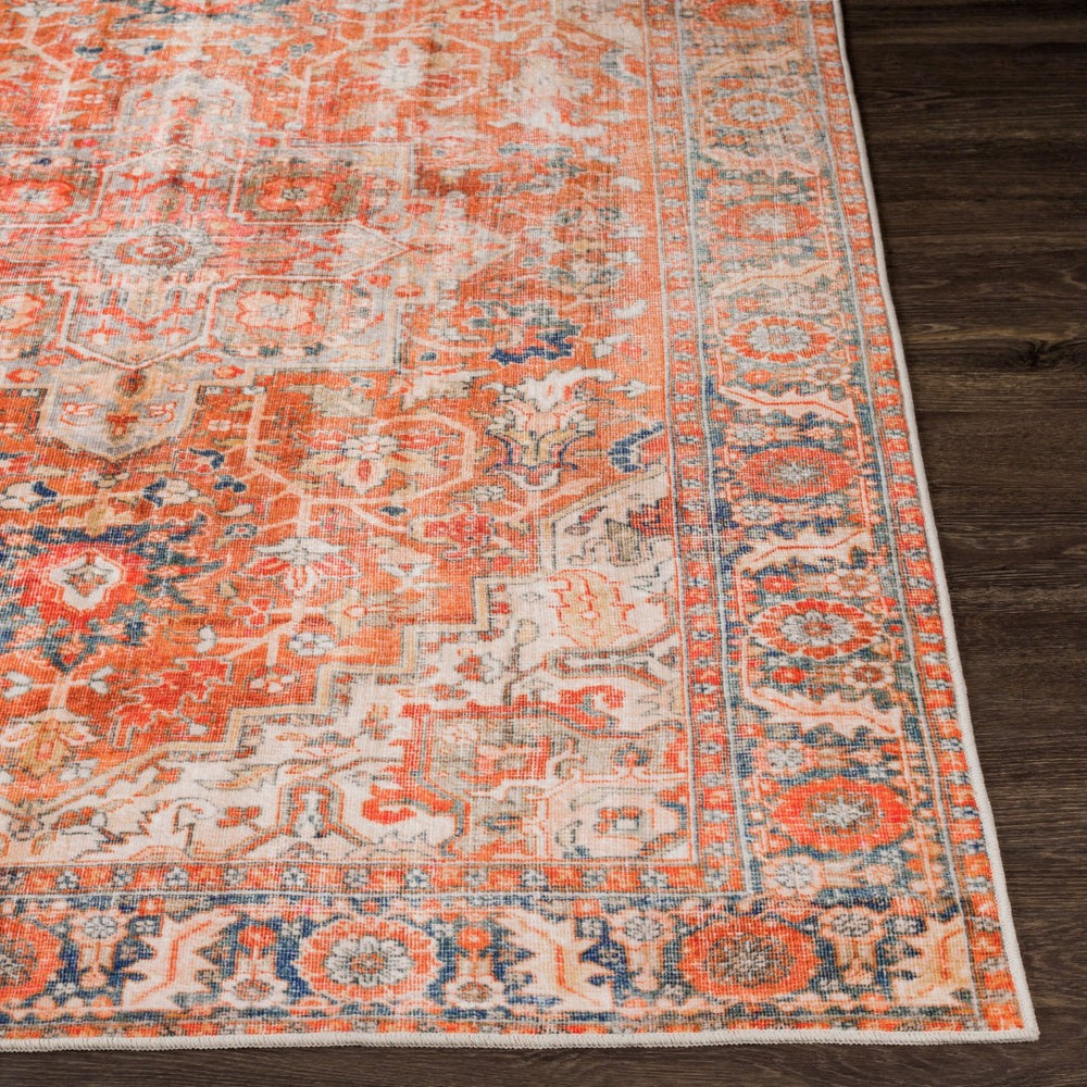 Livabliss Lavable Machine Woven Polyester Area Rug Low Pile Traditional Pattern Entryway Accent LVB2303-264
