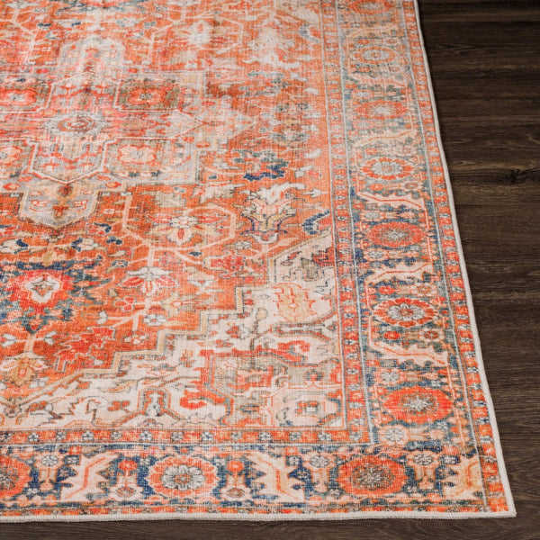 Livabliss Lavable Machine Woven Polyester Area Rug Low Pile Traditional Pattern Entryway Accent LVB2303-264