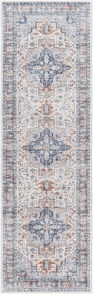 Livabliss Lavable Machine Woven Polyester Runner Rug Washable Traditional Hallway Accent LVB2305-268