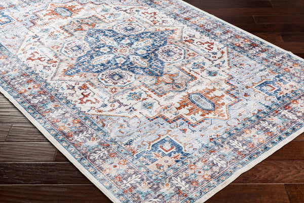 Livabliss Lavable Machine Woven Polyester Runner Rug Washable Traditional Hallway Accent LVB2305-268