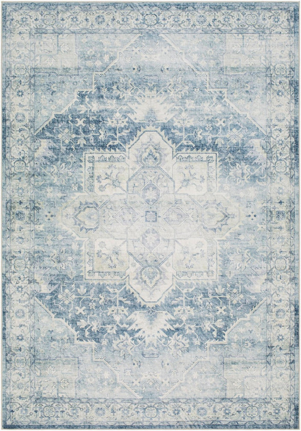 Livabliss Lavable Machine Woven Polyester Area Rug Low Pile Easy Care for Living Rooms LVB2317-576