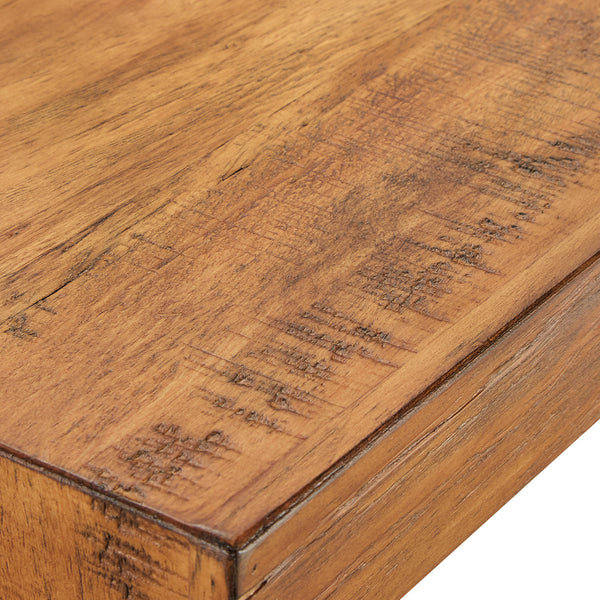 Homelegance By Top-Line Alastor Sofa Table with Shelf Oak MDF