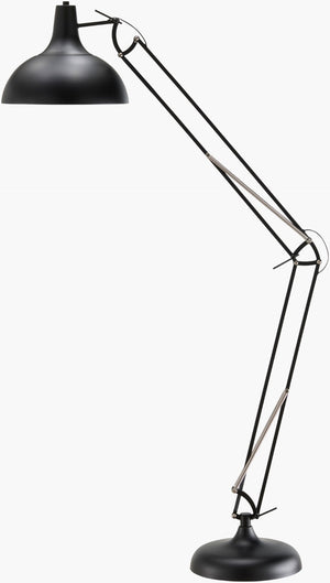 Livabliss Livigno Iron Floor Lamp Hand-painted Finish Industrial Rustic Statement for Loft Living LVG-002