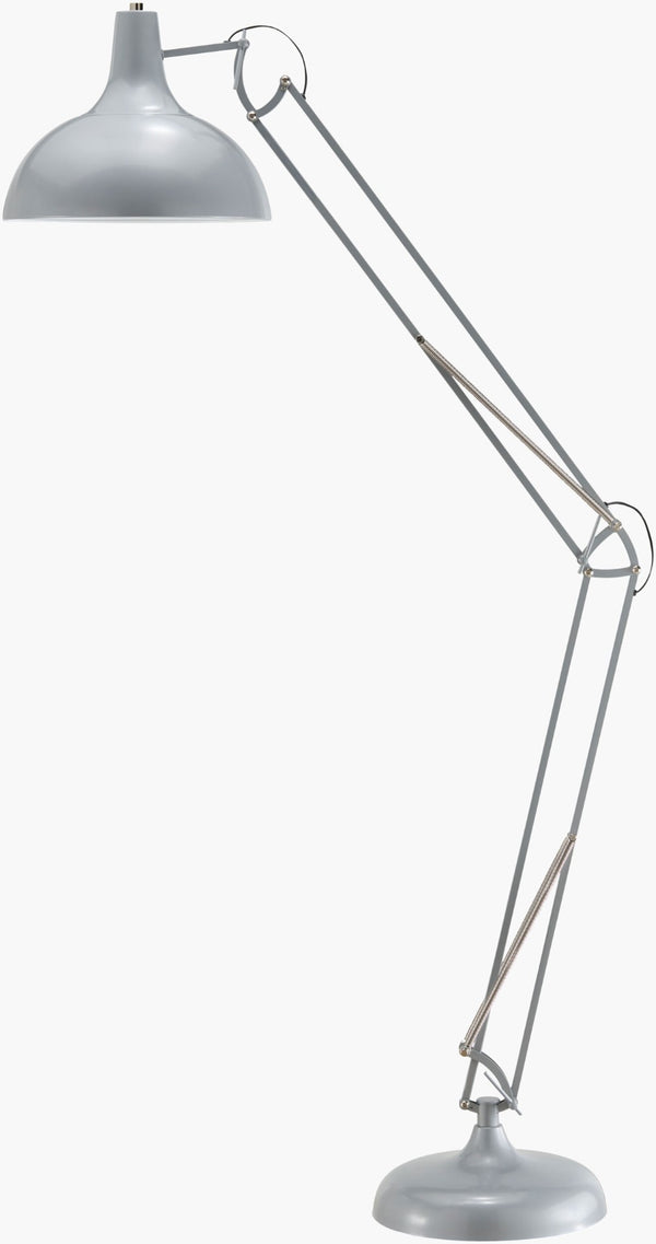 Livabliss Livigno Industrial Iron Floor Lamp Hand Painted Shade for Living Room Task Lighting LVG-005