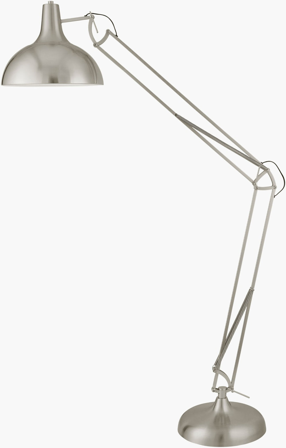 Livabliss Livigno Iron Floor Lamp Hand-painted Metal Shade Industrial Rustic Reading Accent LVG-006