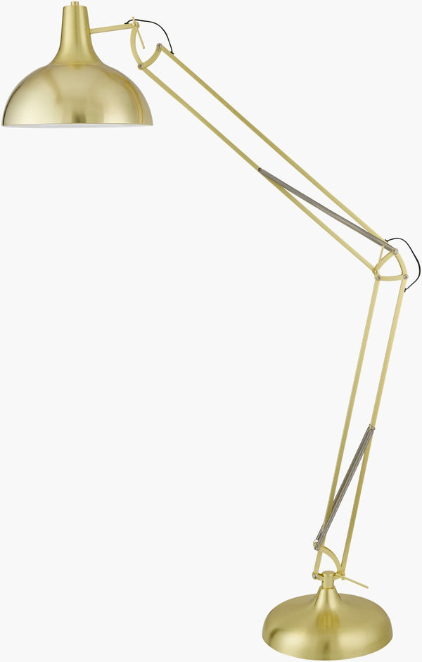 Livabliss Livigno Iron Floor Lamp with Hand-painted Shade for Industrial Loft or Living Room LVG-008