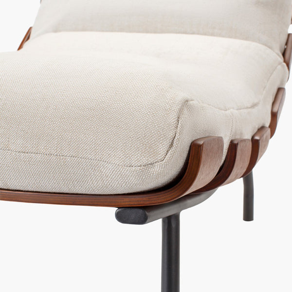 Surya Laval Modern 35"H Accent Chair - Stylish, Durable, And Elegant Design For Sophisticated Spaces Upholstery, Oatmeal,Base, Black Polyester,Linen,Iron,Polybeads,Foam Lvl-001