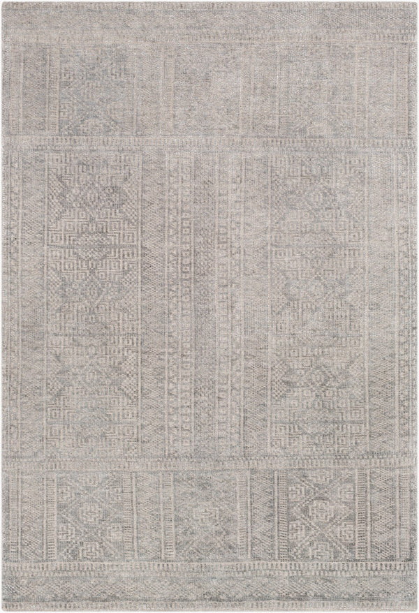 Surya Livorno Hand Made 2'6" X 8' Rug - Timeless Wool & Viscose Design For Elegant Home Décor Upgrade Gray Viscose,Wool Lvn2302-23