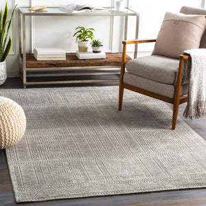 Livorno LVN-2302 12' x 15' Handmade Rug LVN2302-1215  Gray, Tan Surya