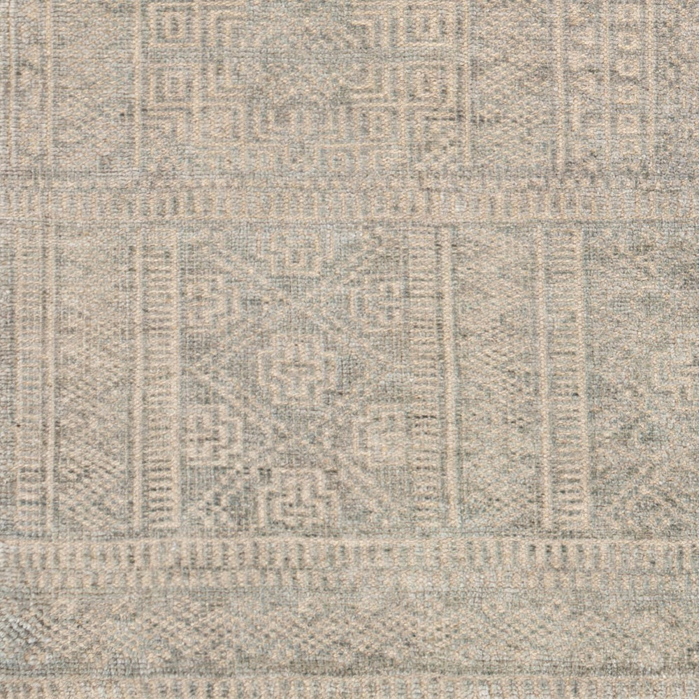 Surya Livorno Hand Made 2'6" X 8' Rug - Timeless Wool & Viscose Design For Elegant Home Décor Upgrade Gray Viscose,Wool Lvn2302-23