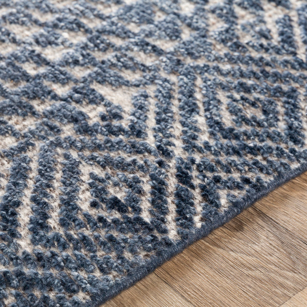 Livorno LVN-2304 12' x 15' Handmade Rug LVN2304-1215  Dark Blue, White, Charcoal Surya