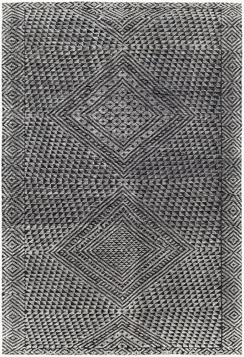 Surya Livorno Handknotted Wool Viscose Flatweave Rug Bohemian Artisan Accent for Entryways LVN2305-23