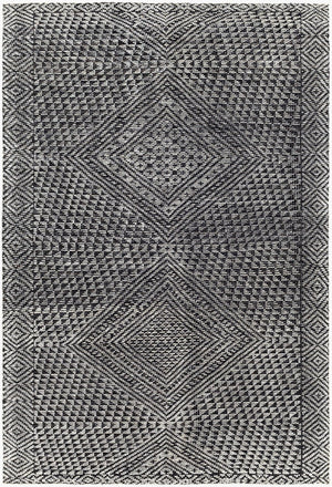 Surya Livorno Handknotted Wool Viscose Flatweave Rug Bohemian Artisan Accent for Entryways LVN2305-23