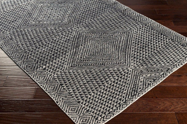 Surya Livorno Handknotted Wool Viscose Flatweave Rug Bohemian Artisan Accent for Entryways LVN2305-23