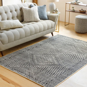 Surya Livorno Handknotted Wool Viscose Flatweave Rug Bohemian Artisan Accent for Entryways LVN2305-23