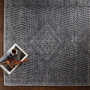 Surya Livorno Handknotted Wool Viscose Flatweave Rug Bohemian Artisan Accent for Entryways LVN2305-23