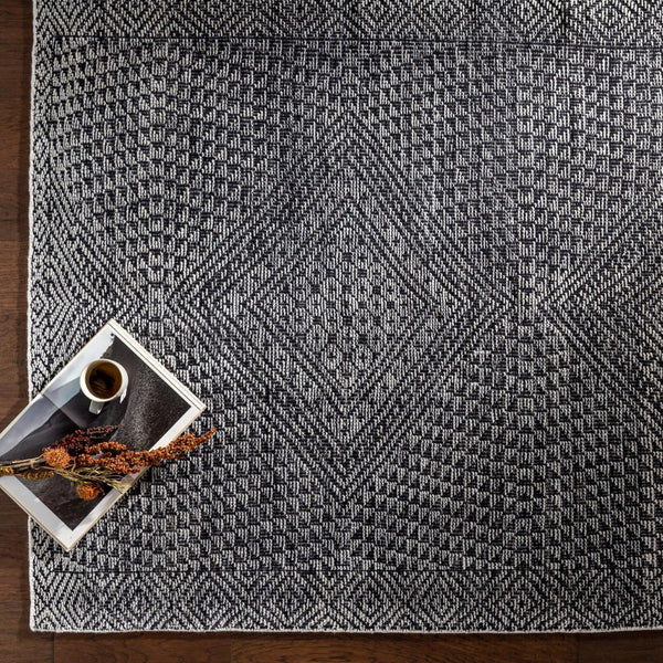 Surya Livorno Handknotted Wool Viscose Flatweave Rug Bohemian Artisan Accent for Entryways LVN2305-23