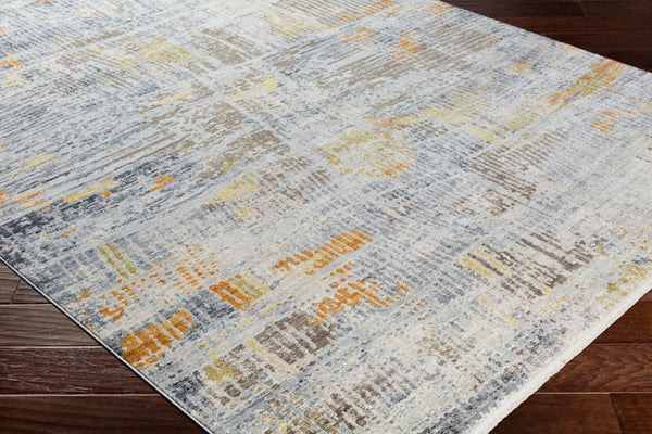 Livabliss Liverpool Machine Woven Polypropylene Accent Rug for Entryways and Modern Interiors Black, Gray 2'7" x 10'2" LVP2303-27103