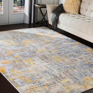 Livabliss Liverpool Machine Woven Polypropylene Accent Rug for Entryways and Modern Interiors Black, Gray 2'7" x 10'2" LVP2303-27103