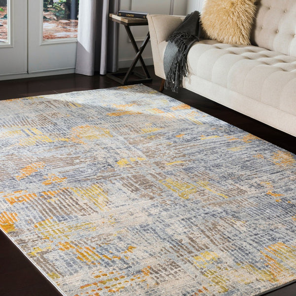 Livabliss Liverpool Machine Woven Polypropylene Accent Rug for Entryways and Modern Interiors Black, Gray 2'7" x 10'2" LVP2303-27103