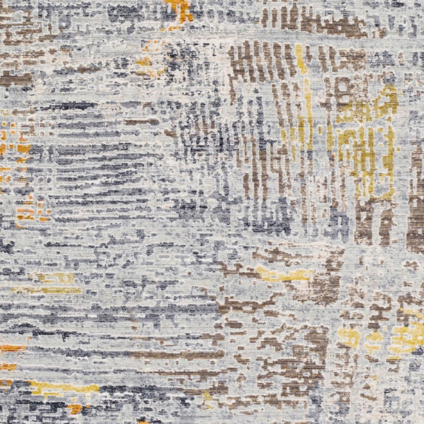 Livabliss Liverpool Machine Woven Polypropylene Accent Rug for Entryways and Modern Interiors Black, Gray 2'7" x 10'2" LVP2303-27103