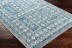 Livabliss Lavadora Bohemian Global Pattern Polyester Area Rug Low Pile for Living Dining Rooms LVR2300-67RD