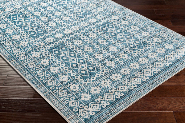 Livabliss Lavadora Bohemian Global Pattern Polyester Area Rug Low Pile for Living Dining Rooms LVR2300-67RD