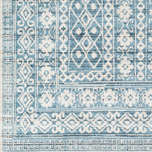 Livabliss Lavadora Bohemian Global Pattern Polyester Area Rug Low Pile for Living Dining Rooms LVR2300-67RD