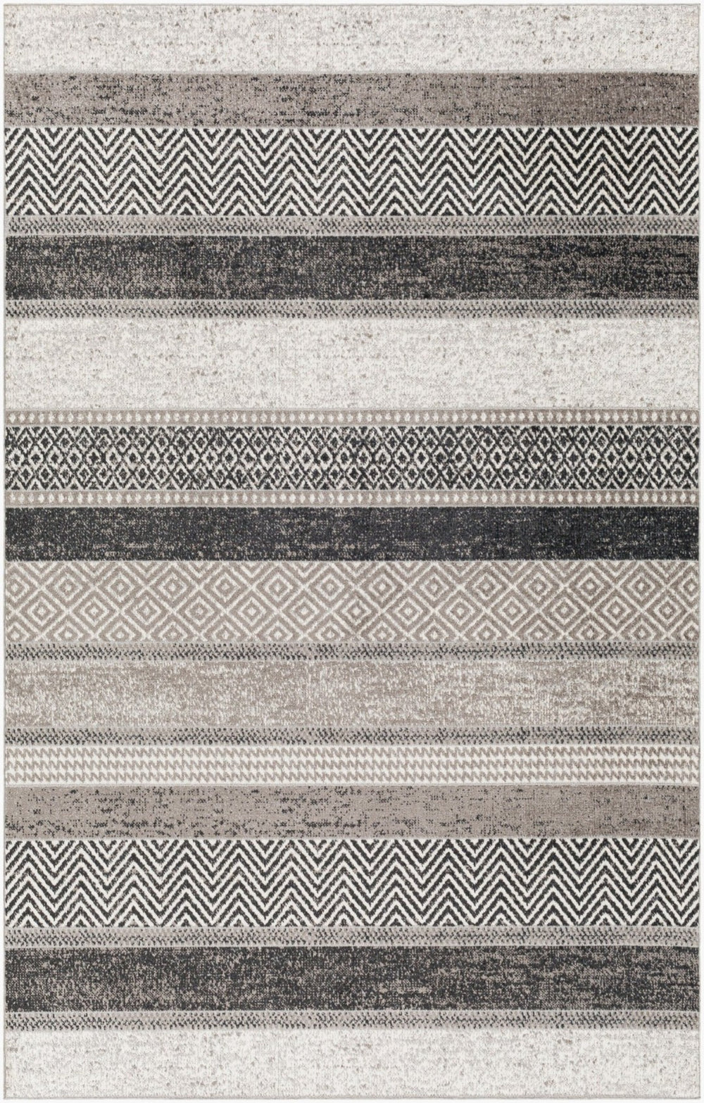 Livabliss Lavadora Geometric Machine Woven Polyester Area Rug for Living Room or Entryway LVR2304-537
