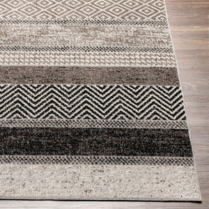 Livabliss Lavadora Geometric Machine Woven Polyester Area Rug for Living Room or Entryway LVR2304-537