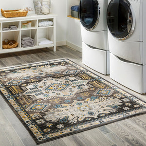 Livabliss Lavadora Traditional Machine Woven Polyester Area Rug for Living and Dining Rooms LVR2307-71010