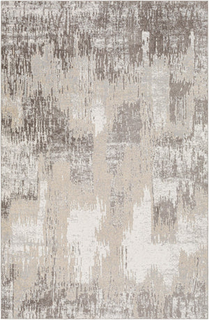 Livabliss Lavadora Machine Woven Turkish Runner Rug Low Pile Polyester Hallway Traditional Style Taupe, Brown 7'10" x 10' LVR2315-71010