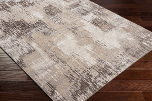Livabliss Lavadora Machine Woven Turkish Runner Rug Low Pile Polyester Hallway Traditional Style Taupe, Brown 7'10" x 10' LVR2315-71010
