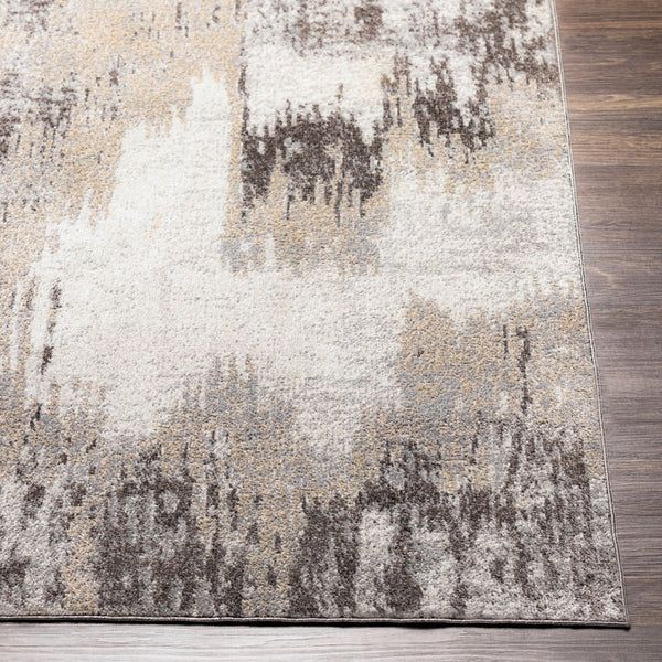 Livabliss Lavadora Machine Woven Turkish Runner Rug Low Pile Polyester Hallway Traditional Style Taupe, Brown 7'10" x 10' LVR2315-71010