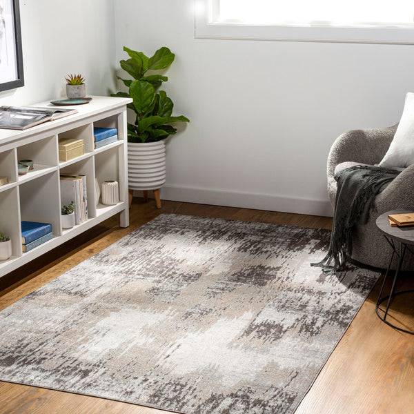 Livabliss Lavadora Machine Woven Turkish Runner Rug Low Pile Polyester Hallway Traditional Style Taupe, Brown 2'7" x 7'3" LVR2315-2773