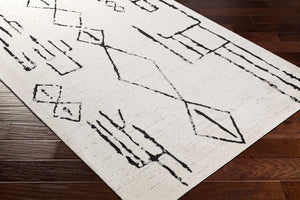 Livabliss Lavadora Machine Woven Geometric Runner Rug for Hallways and Modern Entryways Black, Gray 2'7" x 7'3" LVR2318-2773