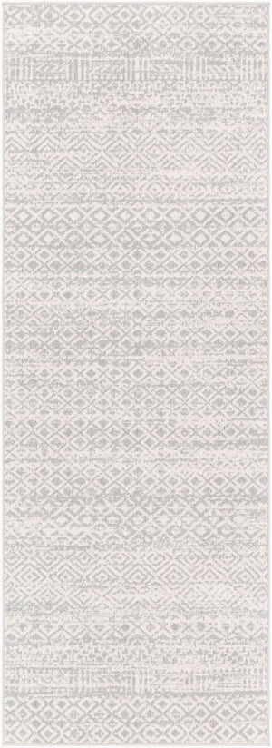 Livabliss Lavadora Lvr-2319 Bohemian Global Machine Woven Polyester Runner Rug for Hallways Gray, Light Gra 2'7" x 7'3" LVR2319-2773